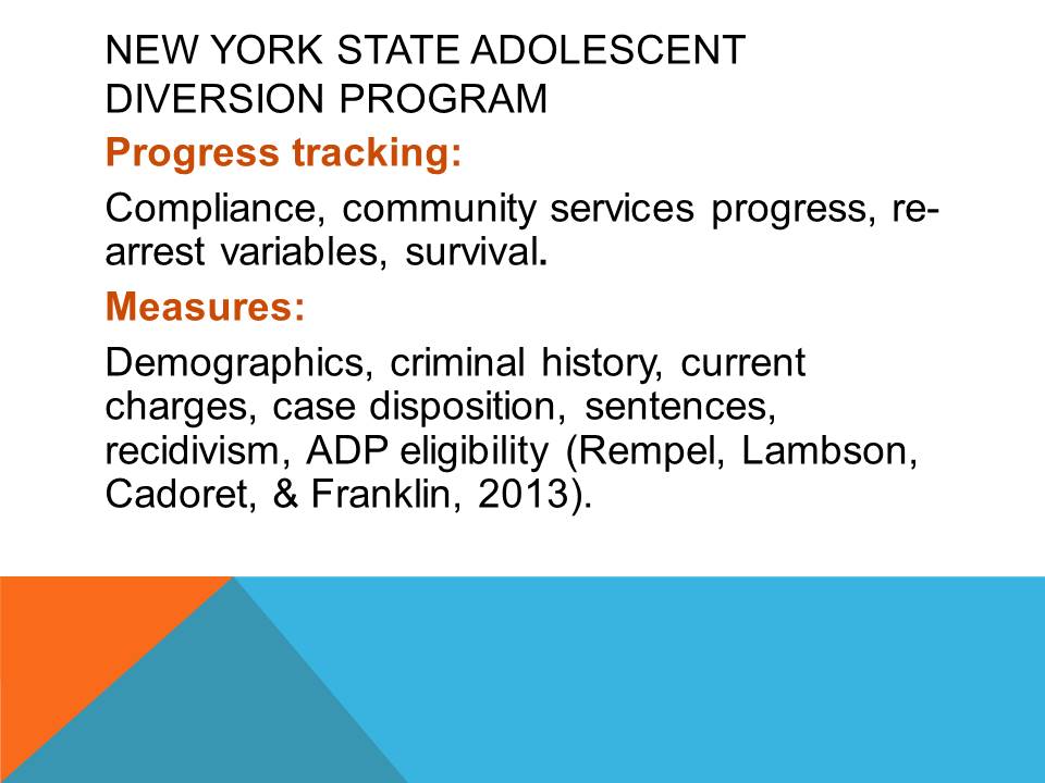 New York State Adolescent Diversion Program
