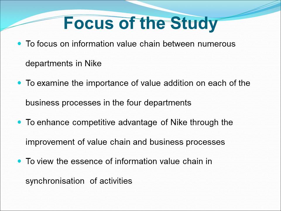 Nike: Management of Information Systems - Words | Presentation Example
