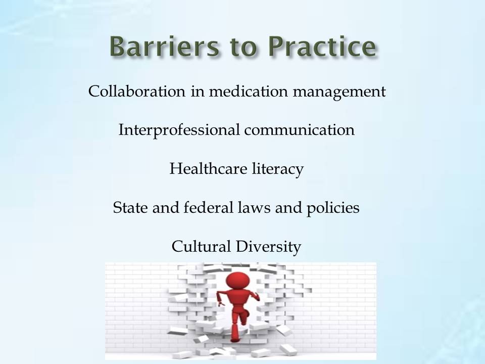 Barriers to Practice