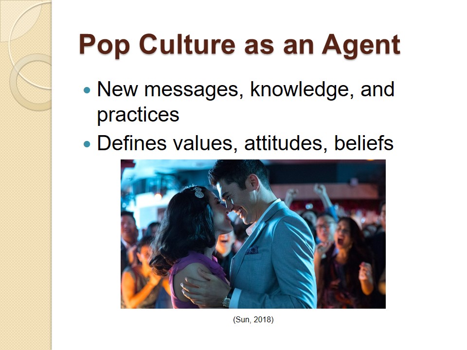 Pop Culture as an Agent