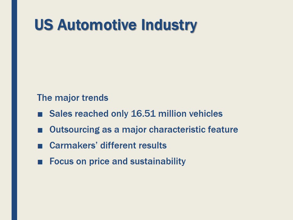 US Automotive Industry