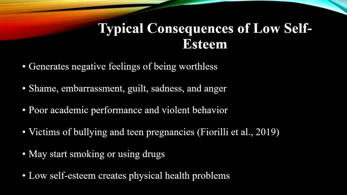 Typical Consequences of Low Self-Esteem