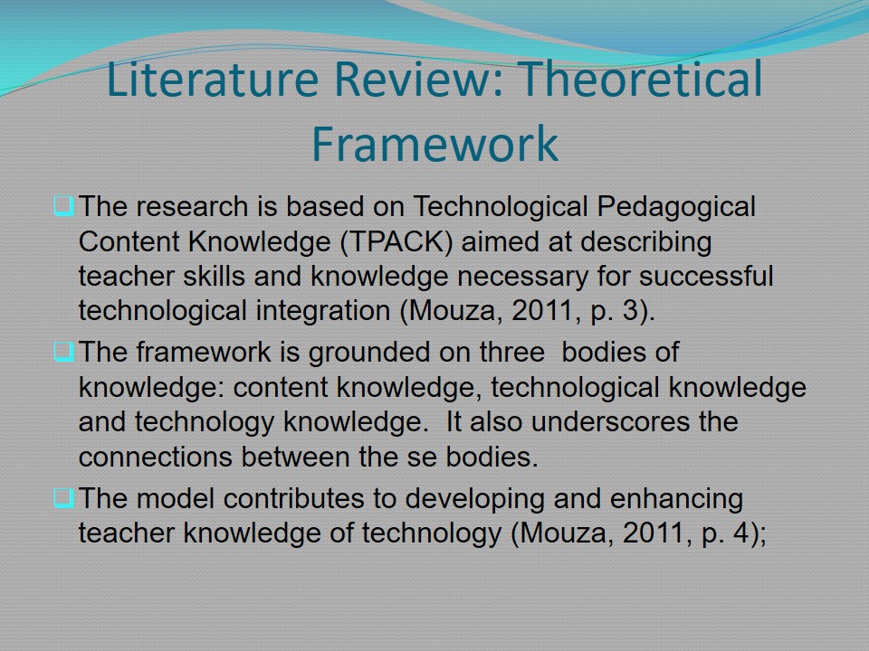 Literature Review: Theoretical Framework