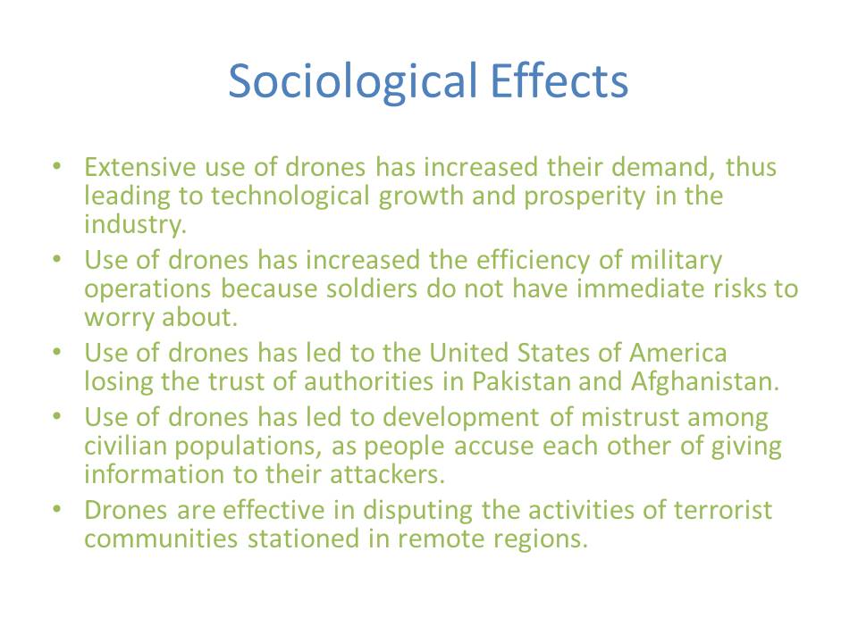 Sociological Effects
