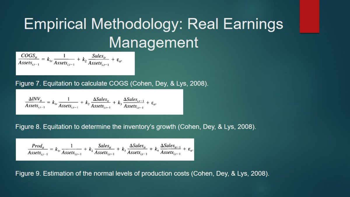 Real Earnings Management 