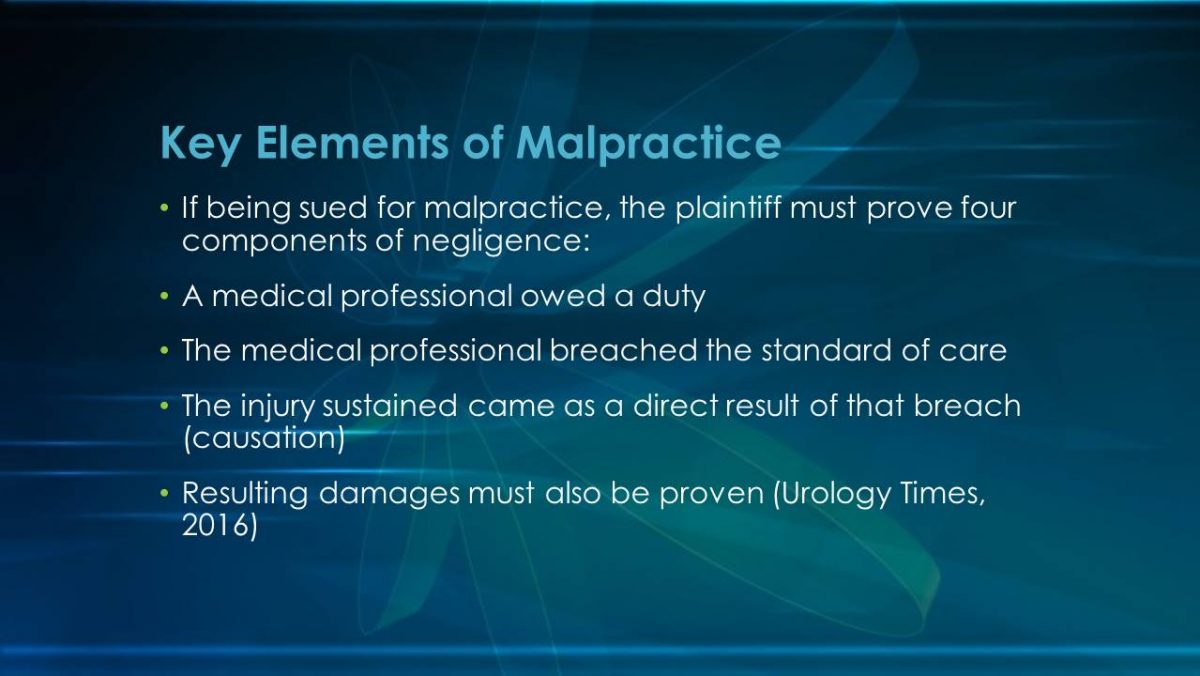 Key Elements of Malpractice