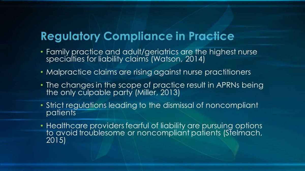 Regulatory Compliance in Practice