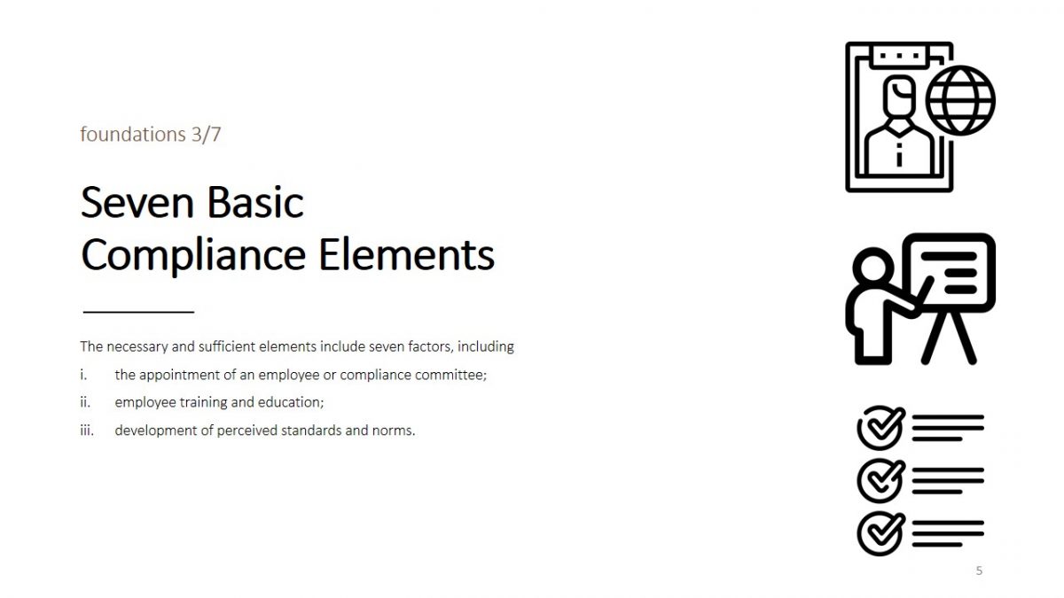 Seven Basic Compliance Elements