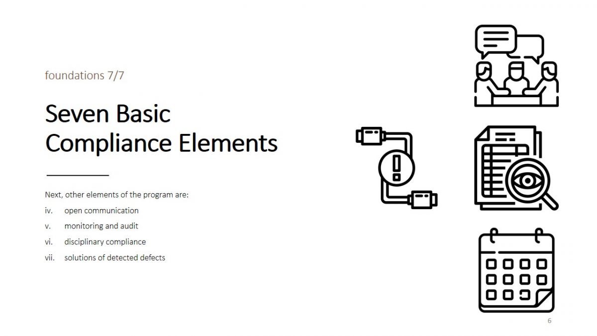 Seven Basic Compliance Elements