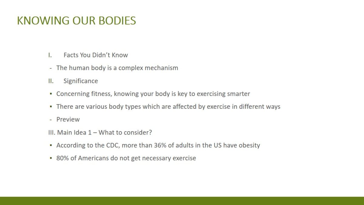 Knowing our bodies