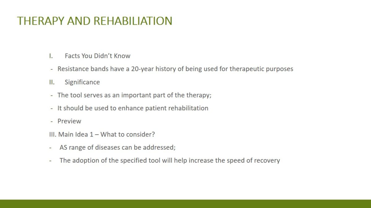 Therapy and Rehabiliation