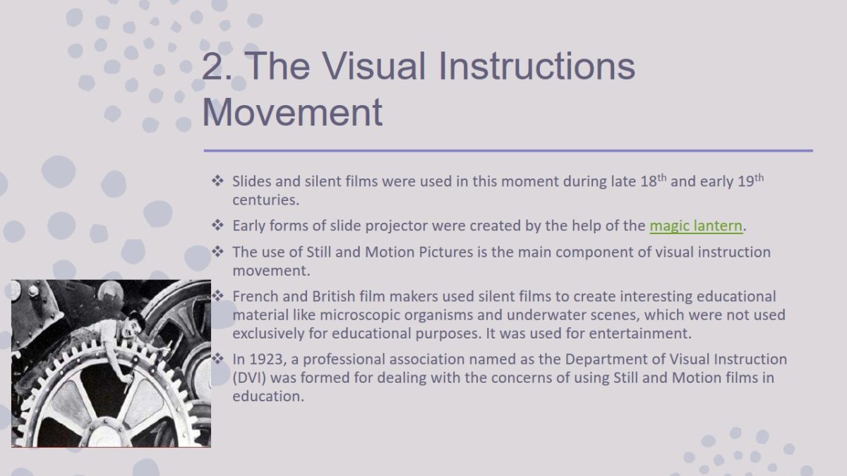 The Visual Instructions Movement