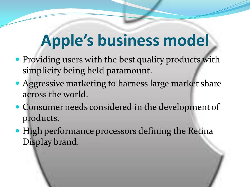 Apple’s business model