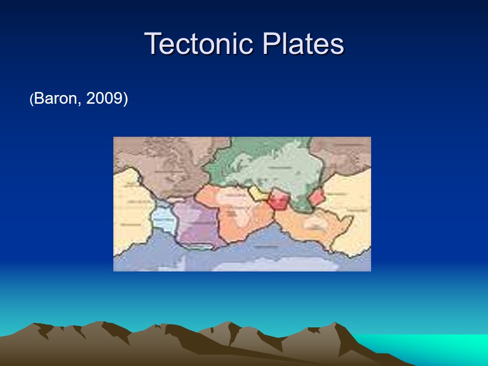 Tectonic Plates.