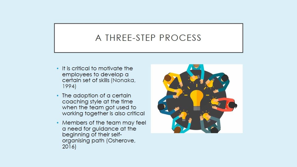 A three-step process