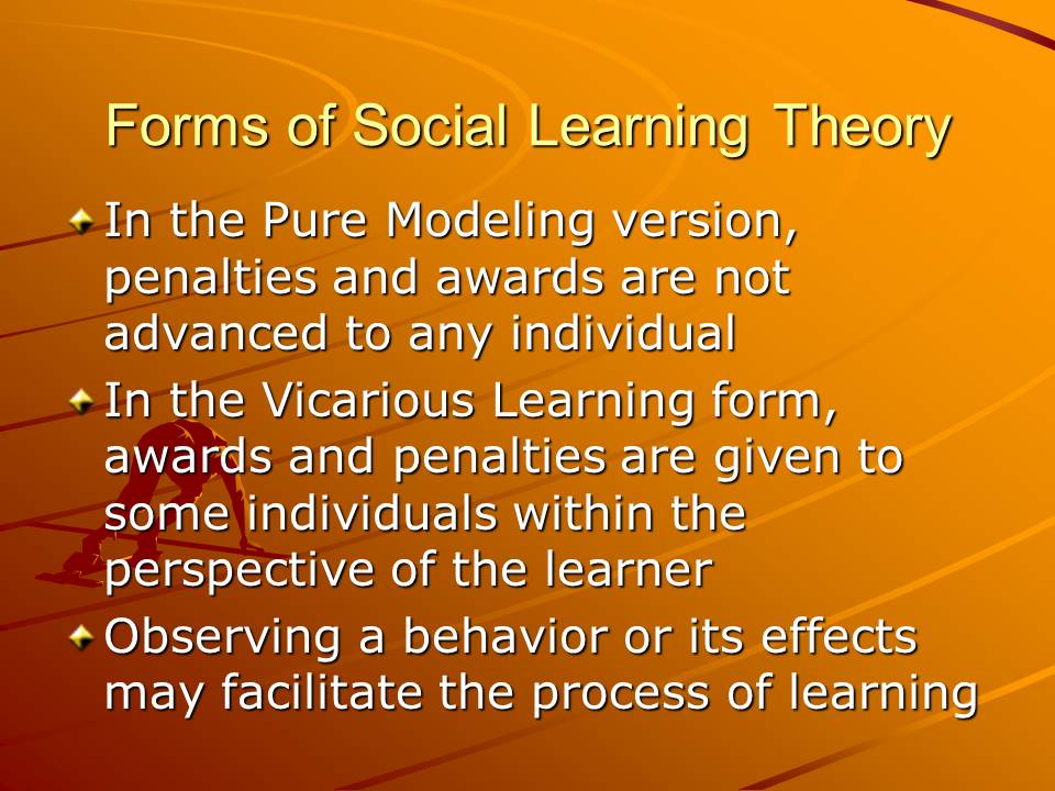 Forms of Social Learning Theory