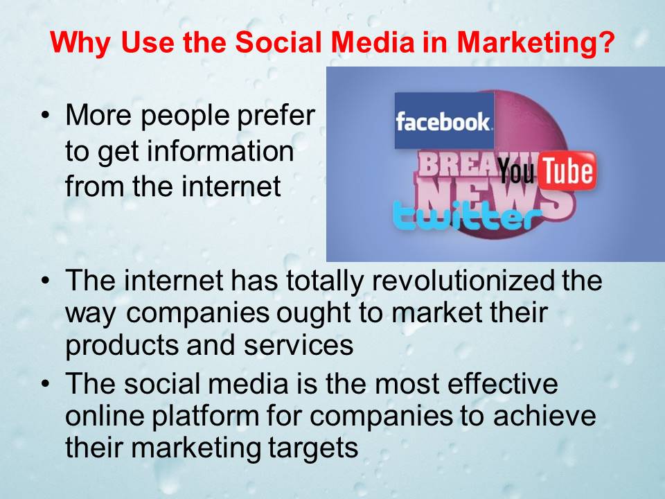 Why Use the Social Media in Marketing