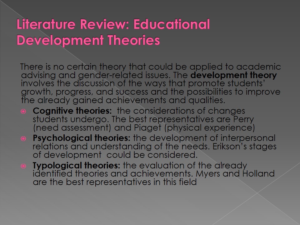 Educational Development Theories