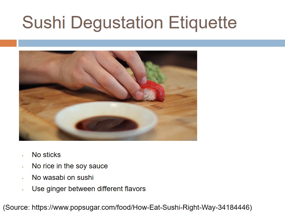Sushi Degustation Etiquette
