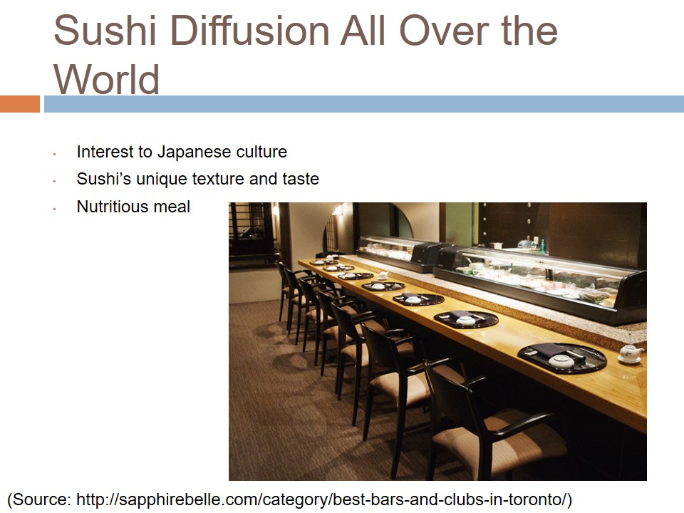 Sushi Diffusion All Over the World