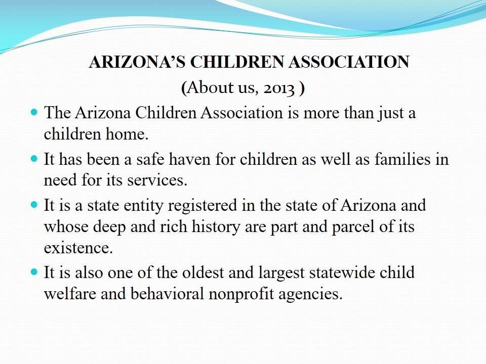 Arizona’s Children Association