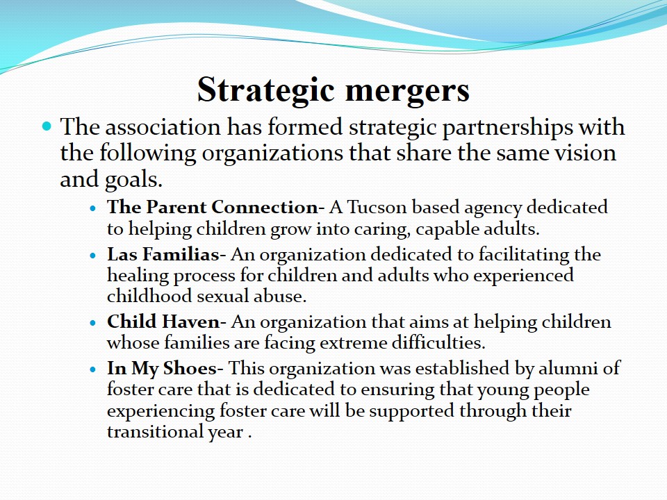 Strategic mergers