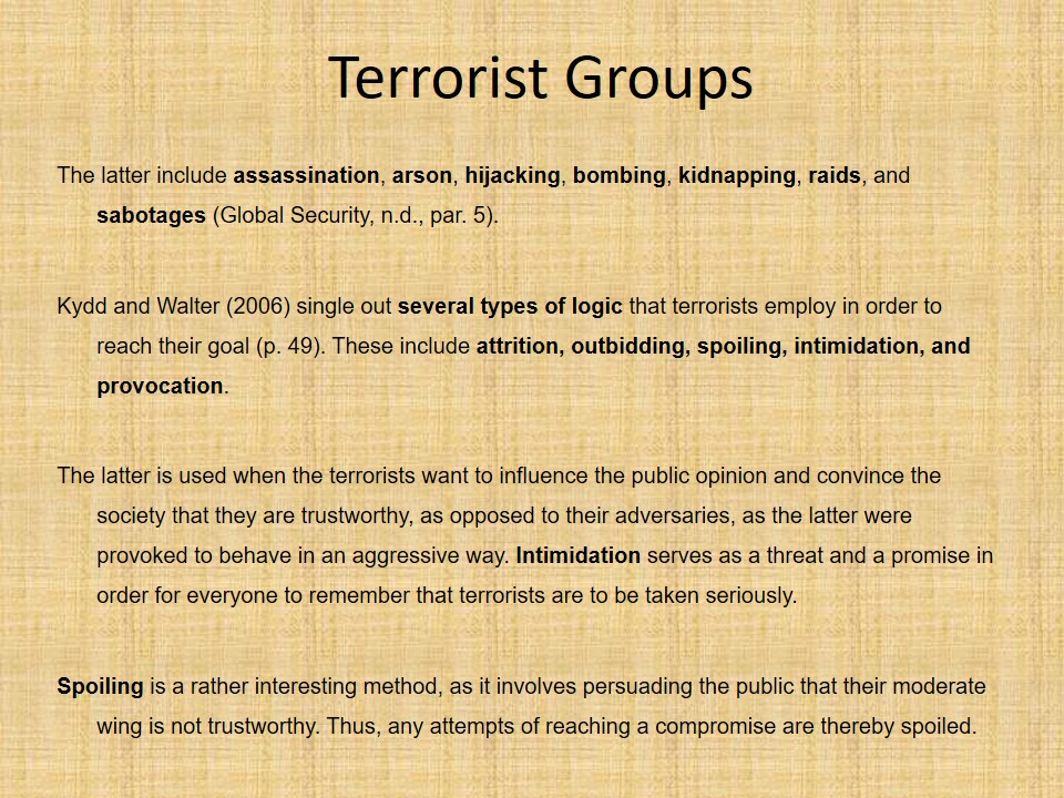 Terrorist Groups