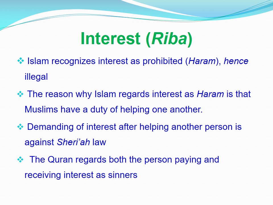 Interest (Riba)