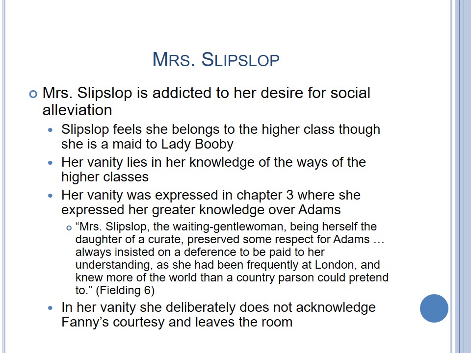 Mrs. Slipslop
