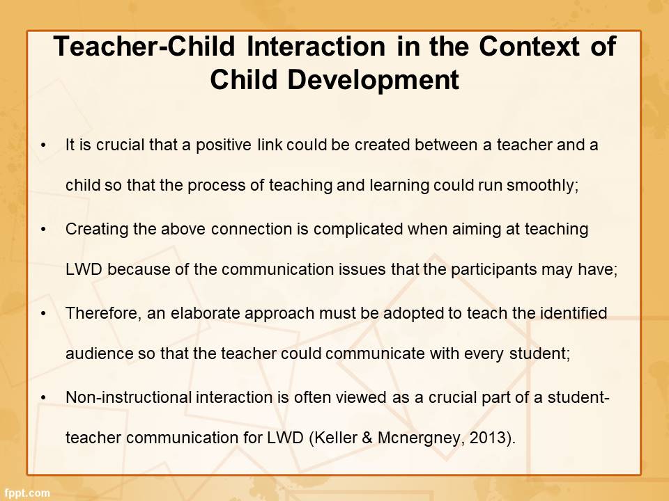 Teacher-Child Interaction in the Context of Child Development