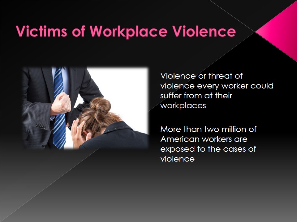 Victims of Workplace Violence
