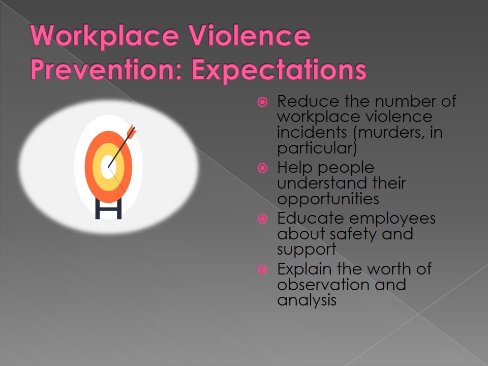 Workplace Violence Prevention: Expectations