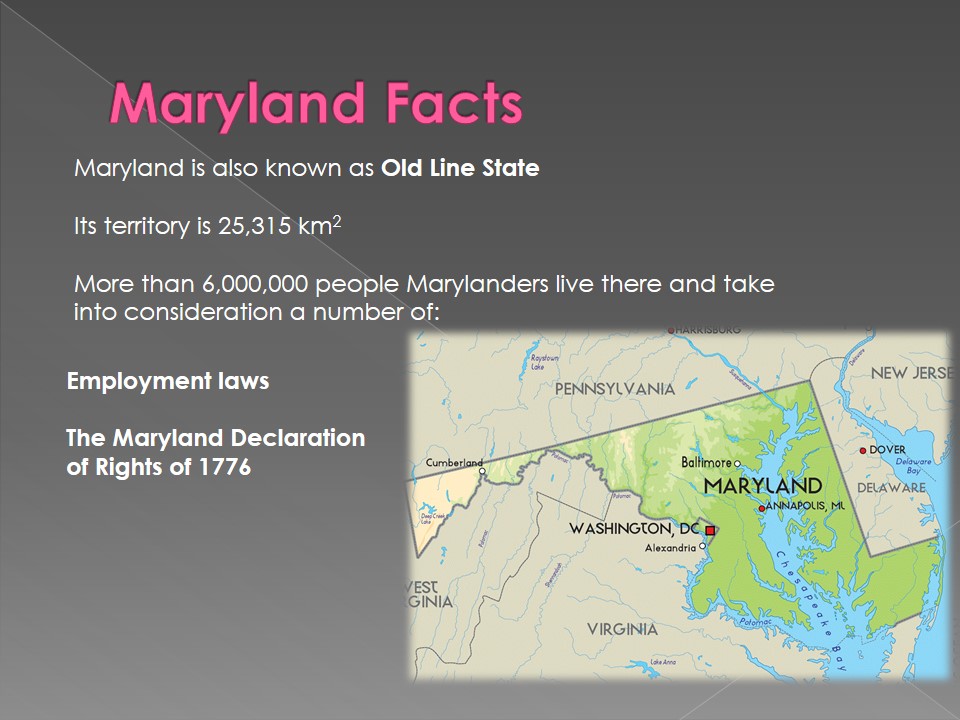 Maryland Facts