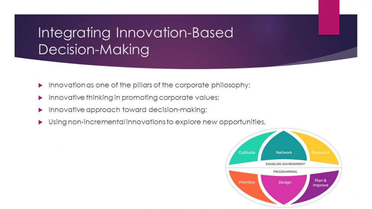 Integrating Innovation-Based Decision-Making