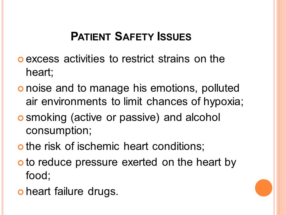 Patient Safety Issues