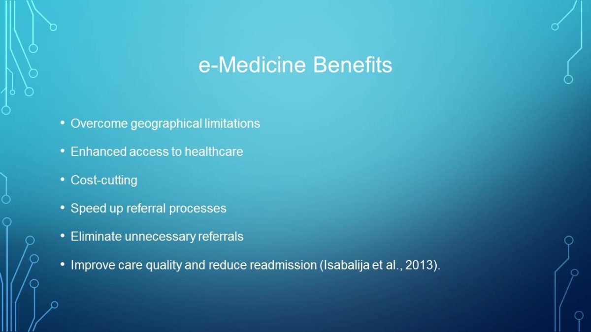 e-Medicine Benefits