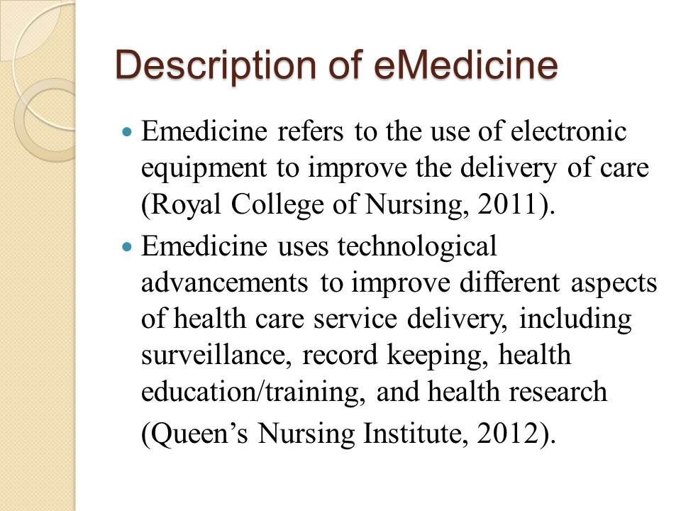 Description of eMedicine