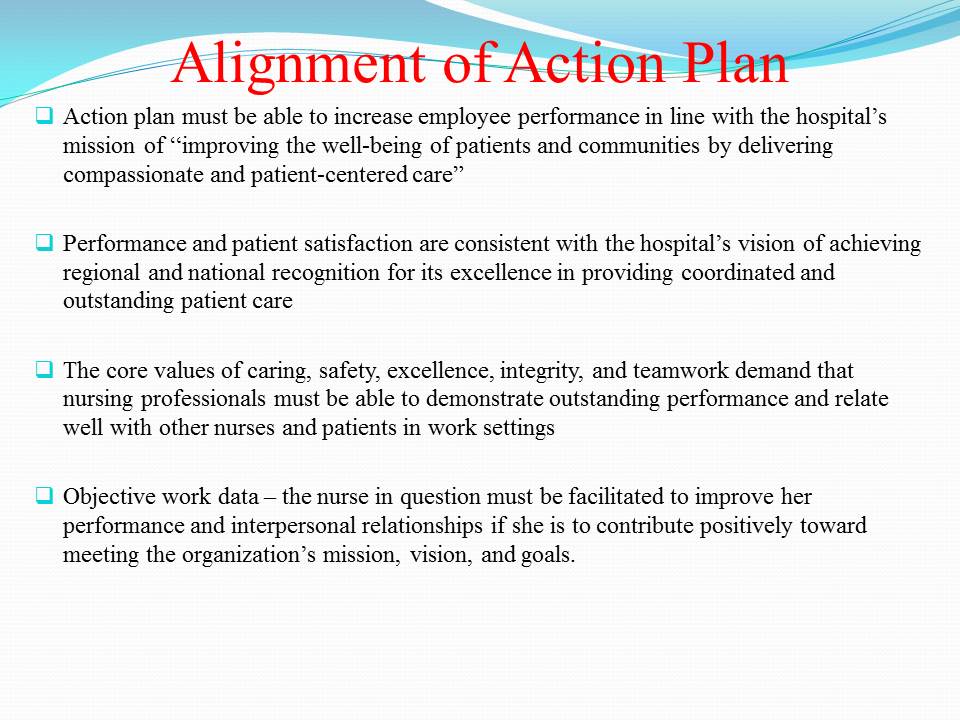 Alignment of Action Plan
