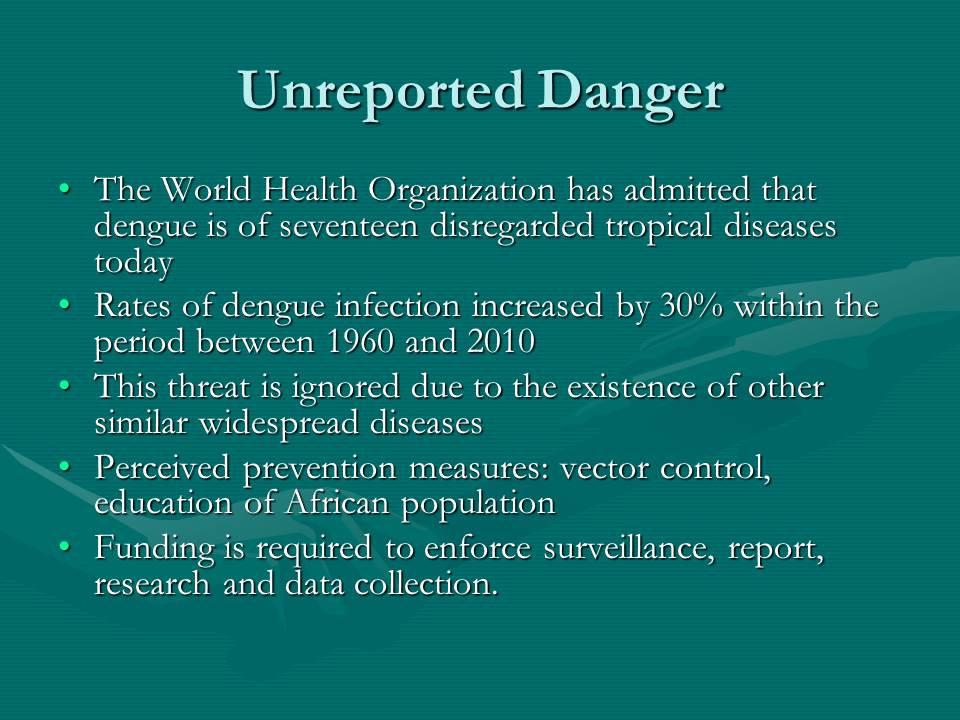 Unreported Danger