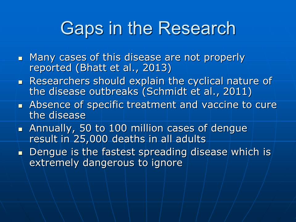 Gaps in the Research