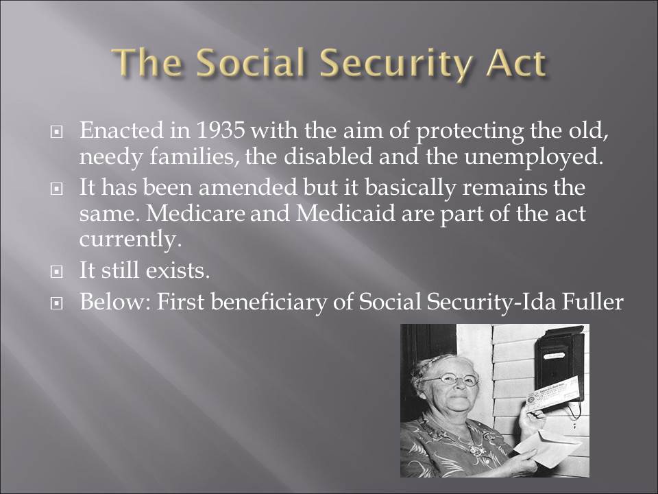 The Social Security Act
