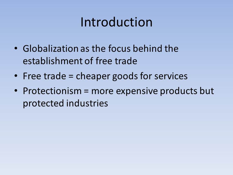 essay on free trade vs protectionism