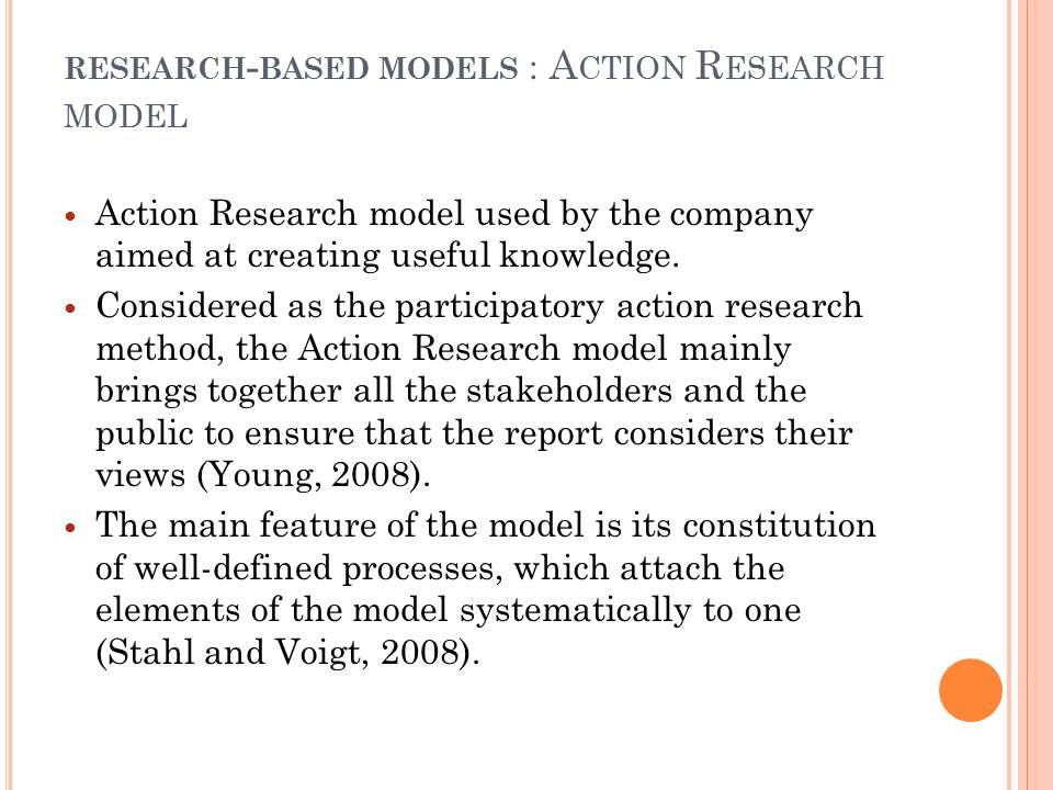 Research-based models