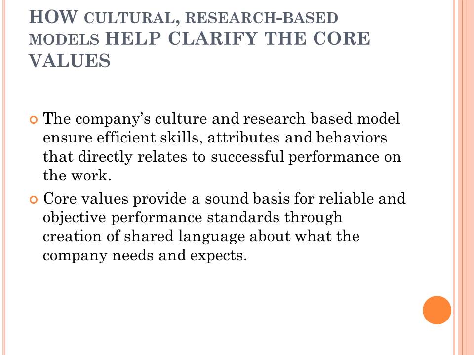 How Cultural, Research-Based Models Help Clarify the Core Values