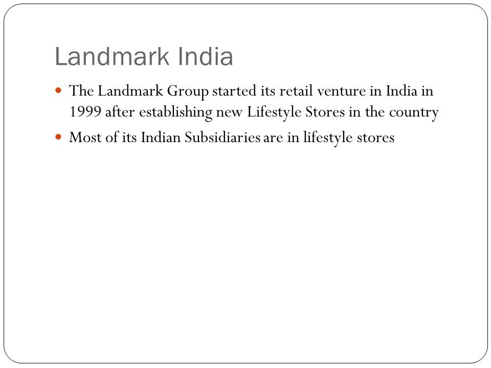 Landmark India