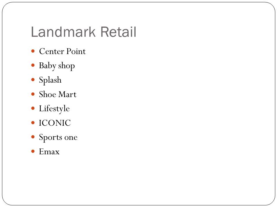 Landmark Retail