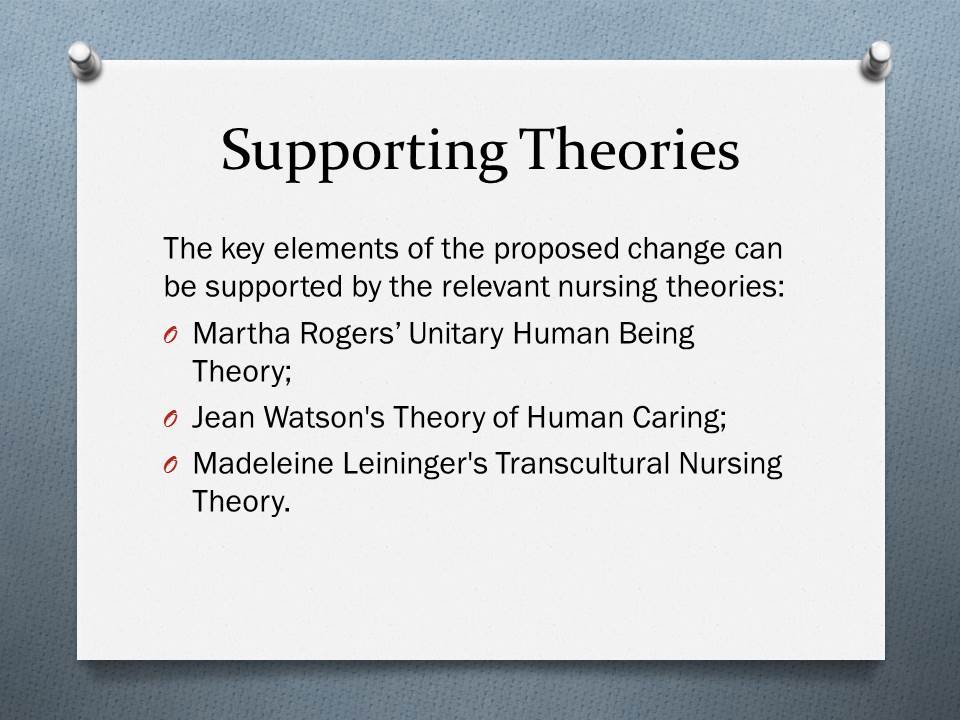 Supporting Theories
