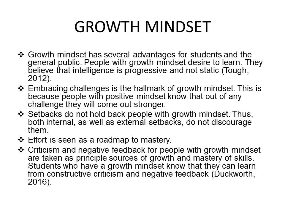 Growth Mindset