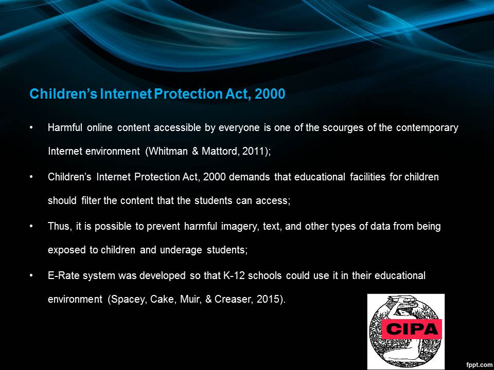 Children’s Internet Protection Act, 2000