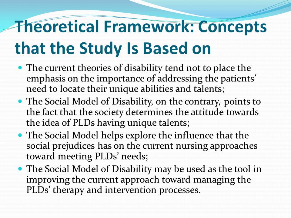 Theoretical Framework: Concepts that the Study Is Based on